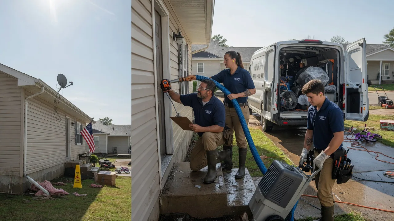 Ceiling Water Damage Restoration in Iuka, IL near me